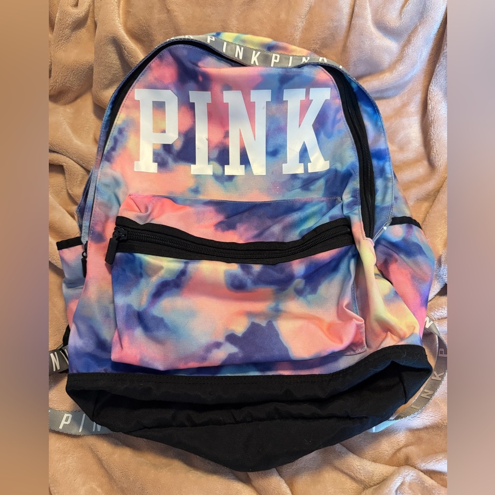 PINK Victoria's Secret Tie-Dye Backpack – Multicolor- MAKE OFFER